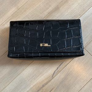 RALPH LAUREN FAKE LEATHER CLUTCH